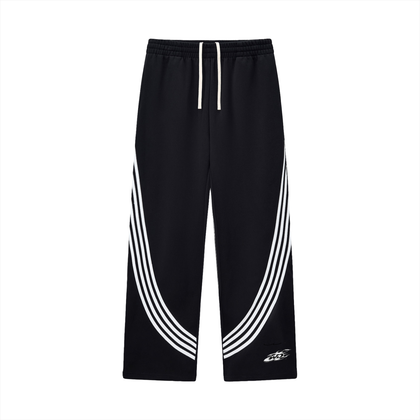 Stripe Straight Sweatpants
