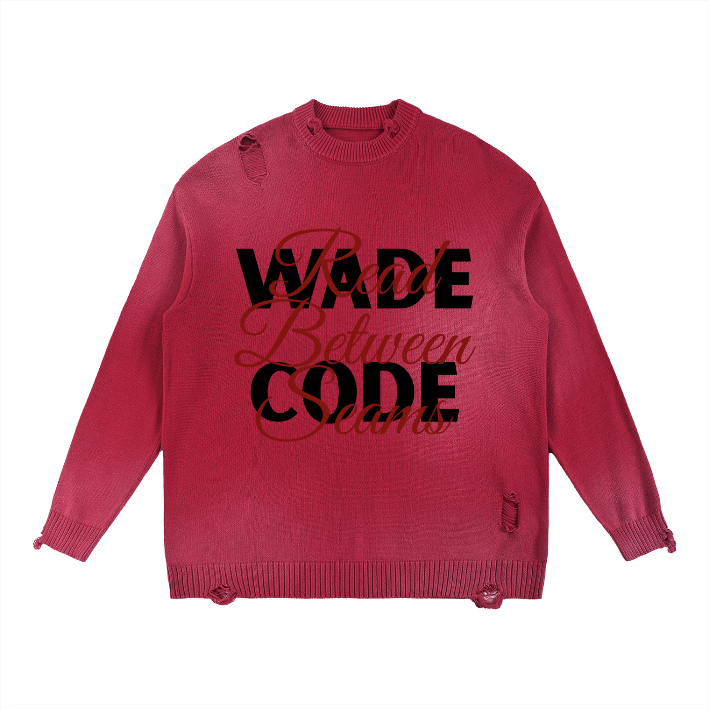 Wade Distressed Ripped sweater