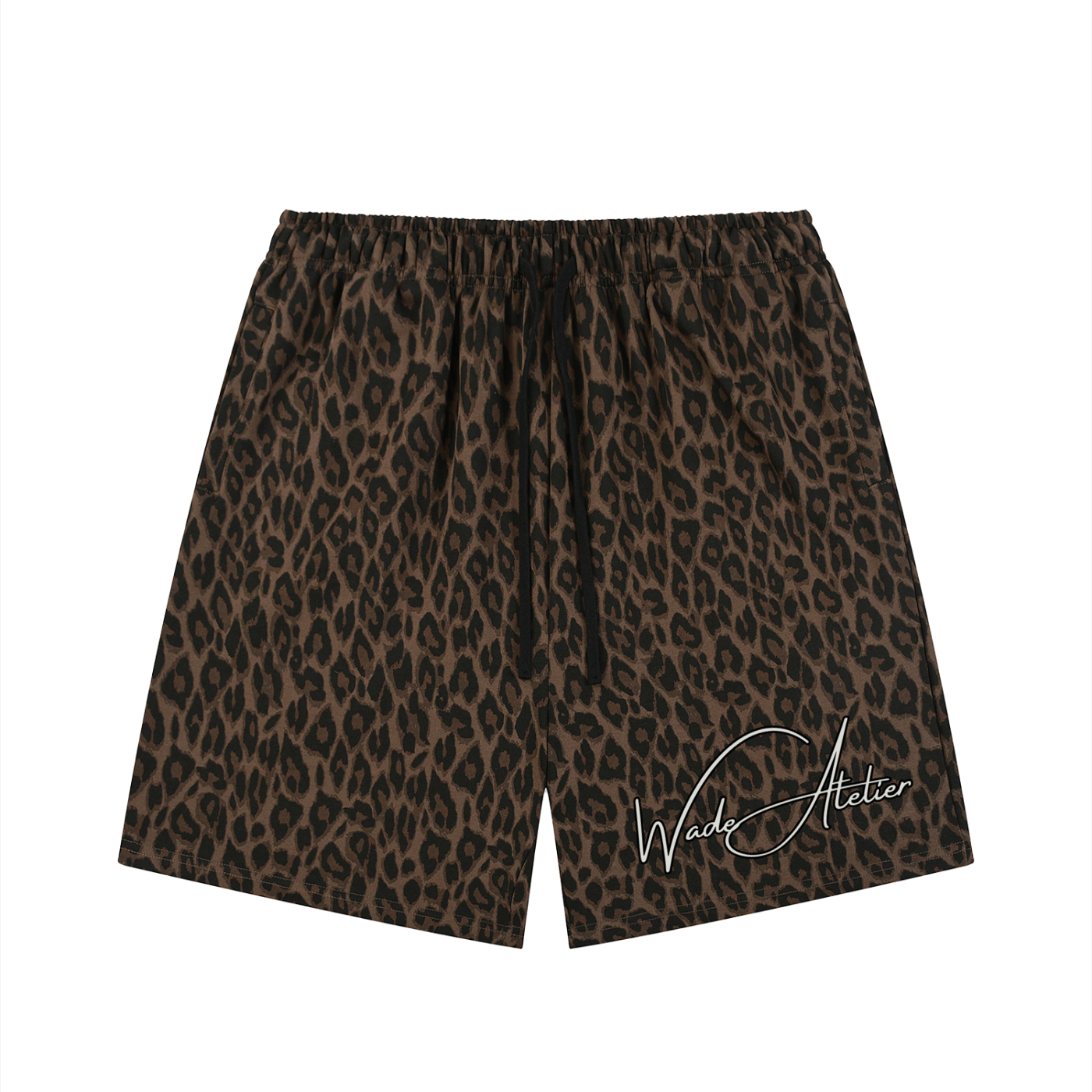 Wade Leopard Drawstring Shorts