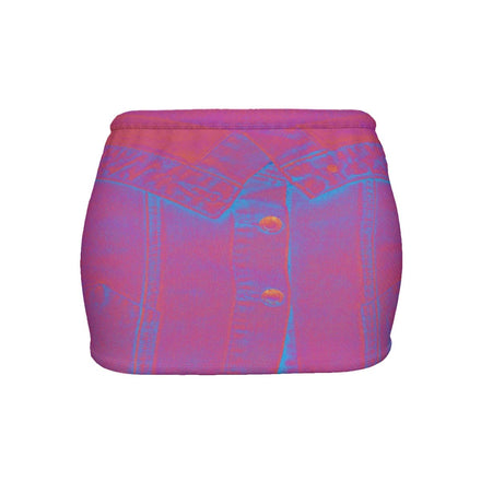 Skirt Effect Bodycon Micro Mini Skirt