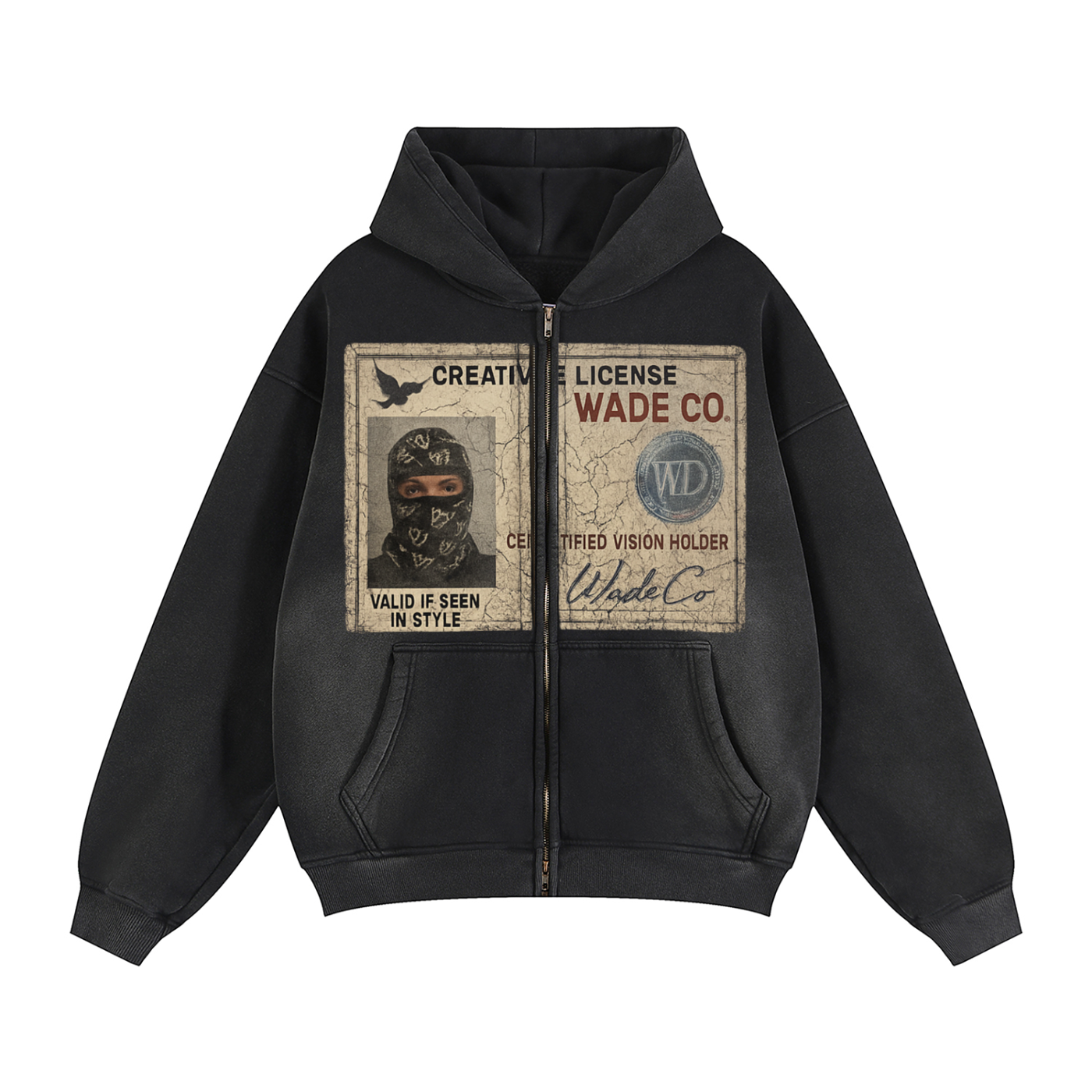 WD Creative License Boxy Hoodie