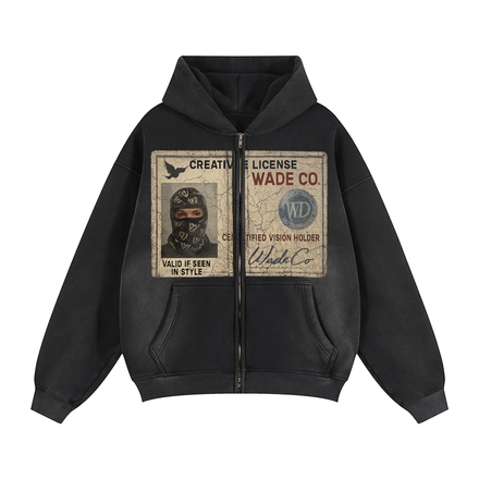 WD Creative License Boxy Hoodie