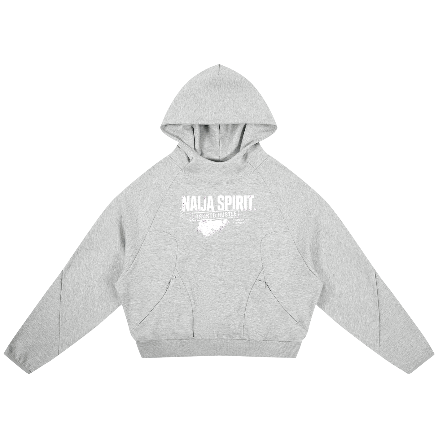 (premium) Curved Stitch Hoodie 350 g/m²)