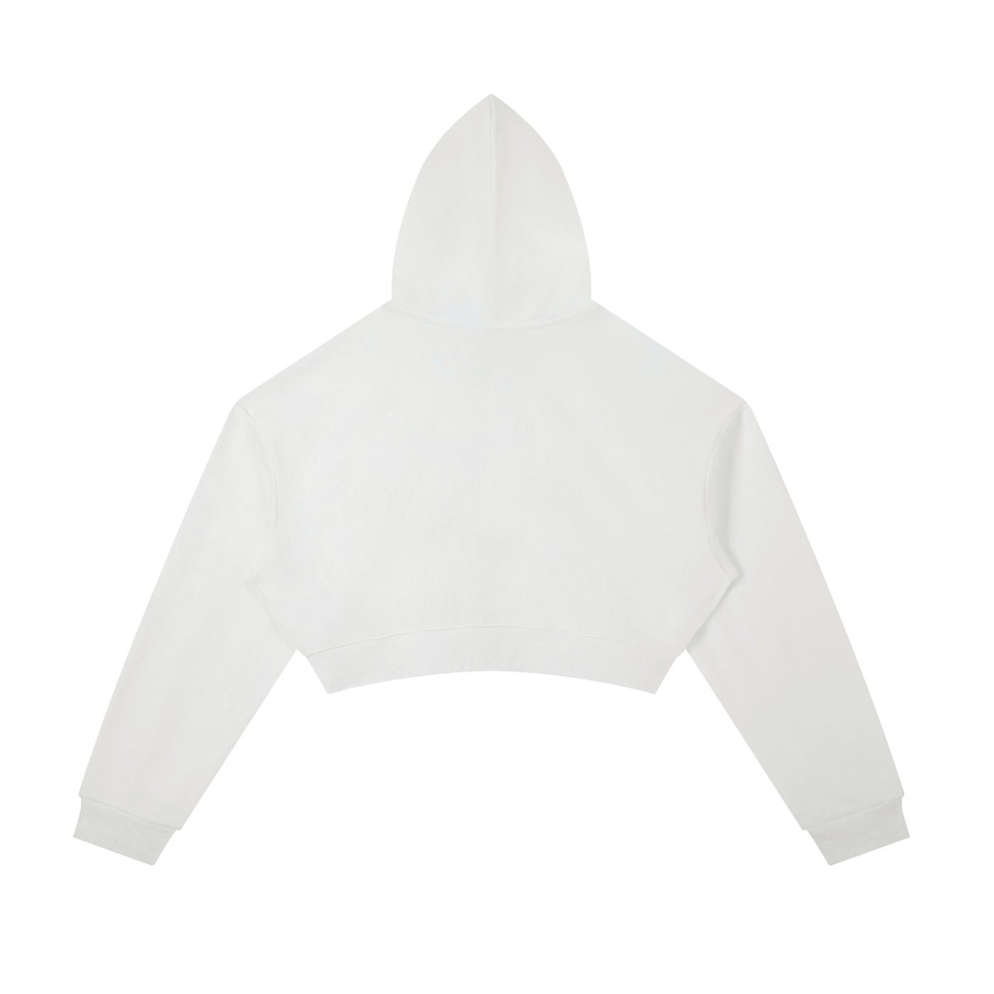 Wade Essential Cropped Zip-Up Hoodie