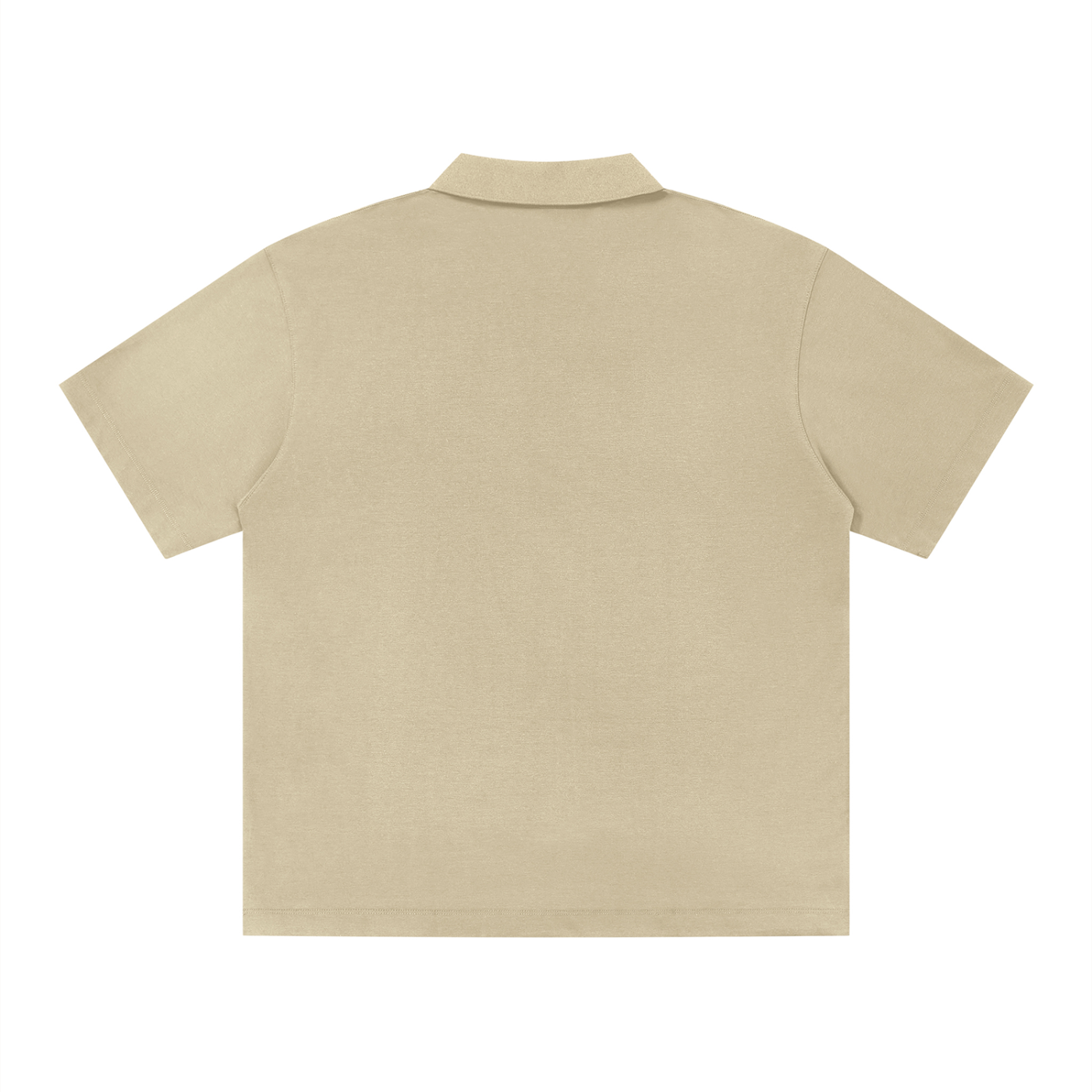 Drop Shoulder Polo Shirt