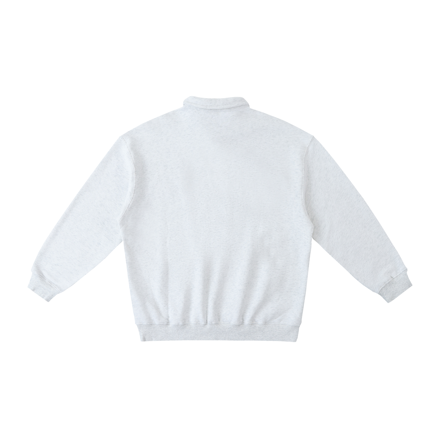 Wade Polo-Collar Sweatshirt (White)