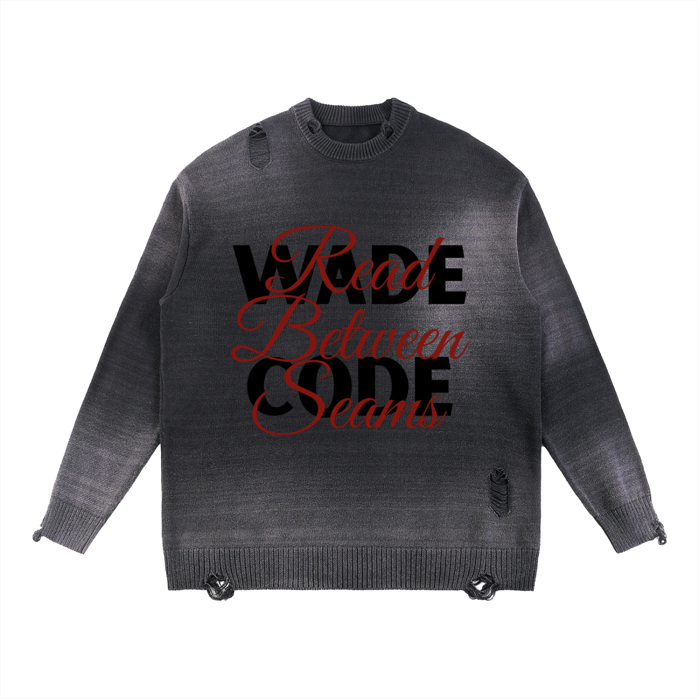 Wade Distressed Ripped sweater