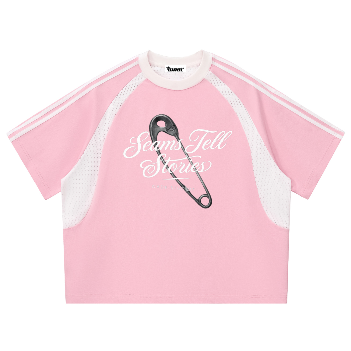 Wade Stripes Mesh T-shirt