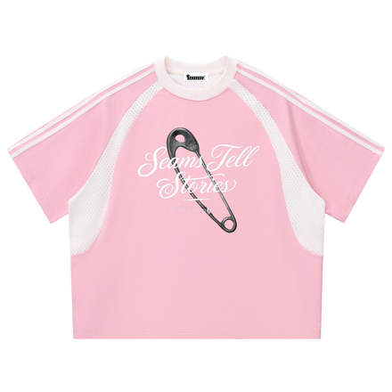 Wade Stripes Mesh T-shirt