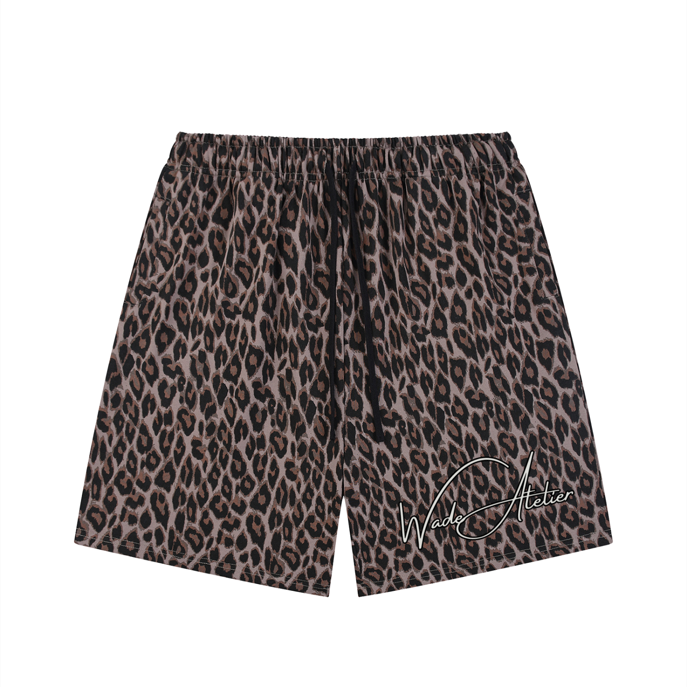 Wade Leopard Drawstring Shorts
