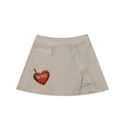 Wade High-Waist A-Line Skirt w Pocket