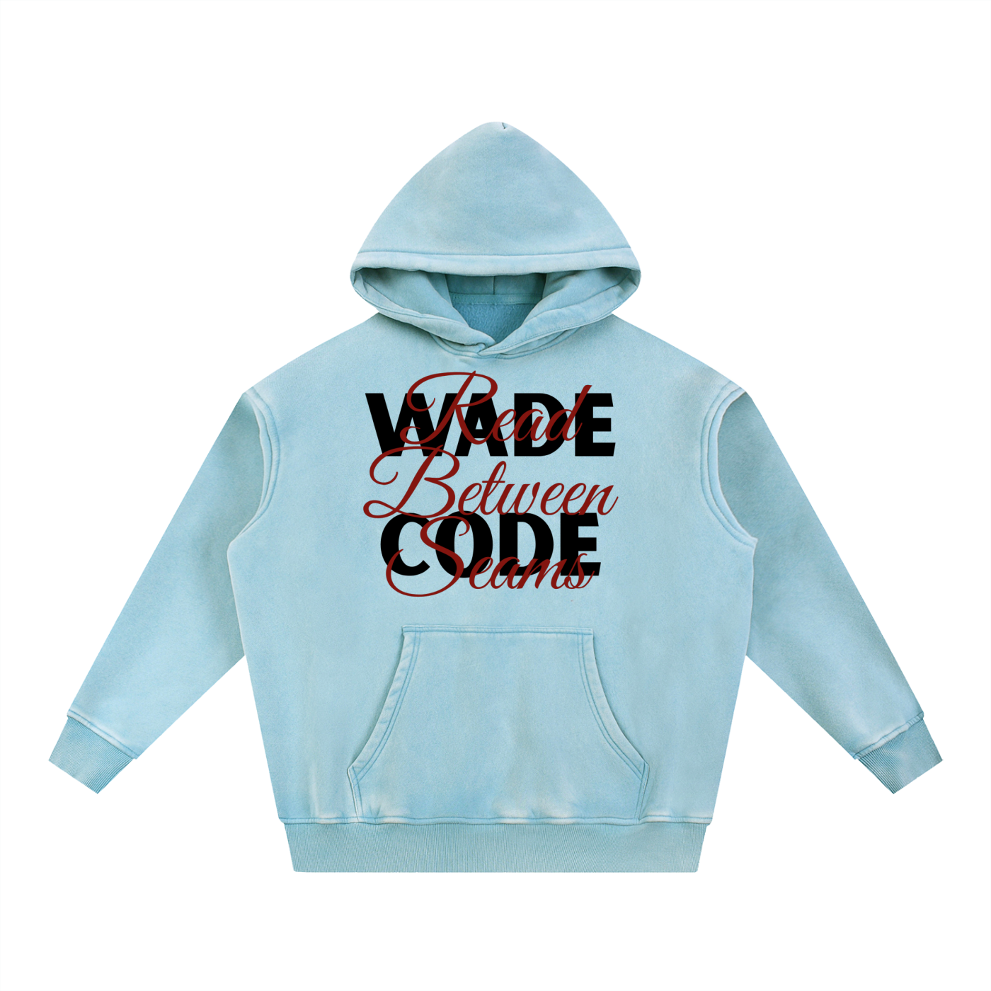 Wade Snow-Wash Oversize Hoodie