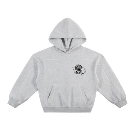 Wade Contrast Boxy Hoodie