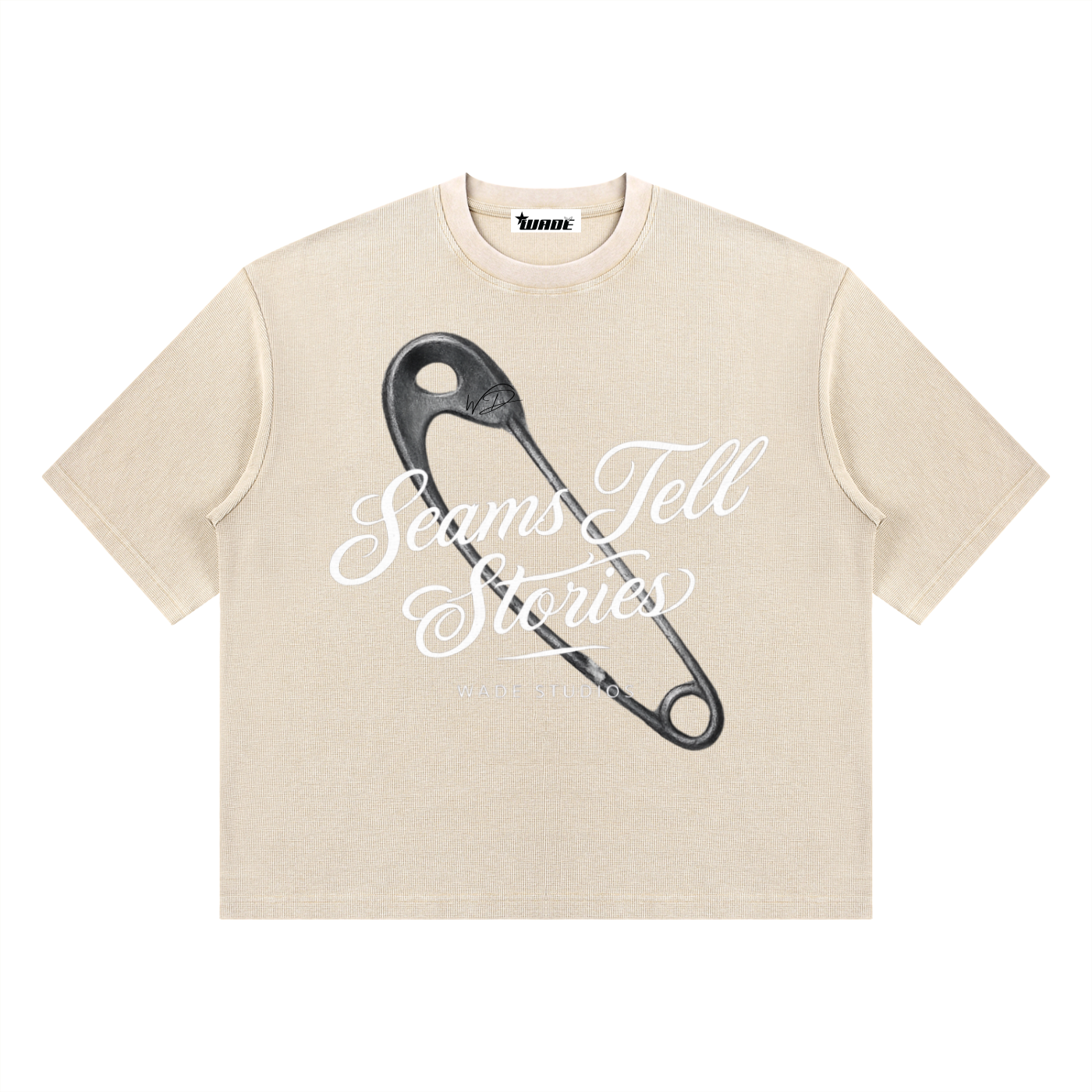 Mineral Wash Waffle T-Shirt (Boxy Fit)