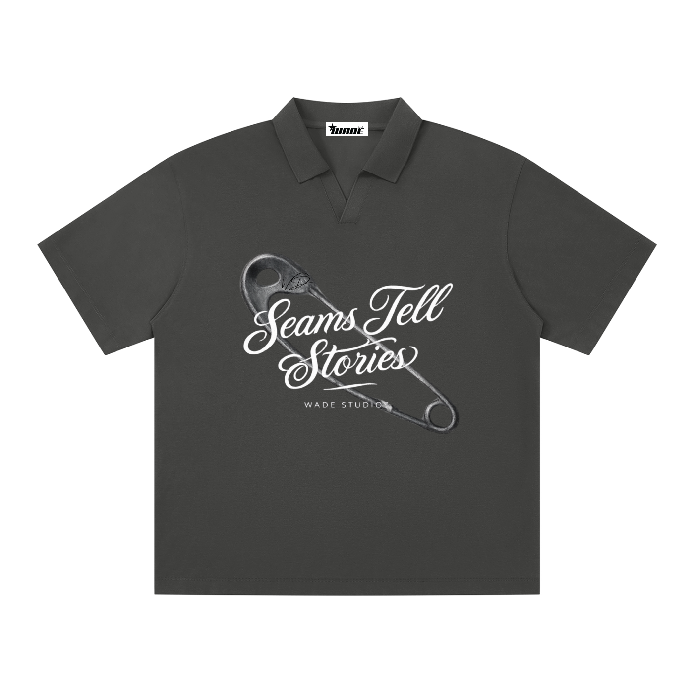 Drop Shoulder Polo Shirt