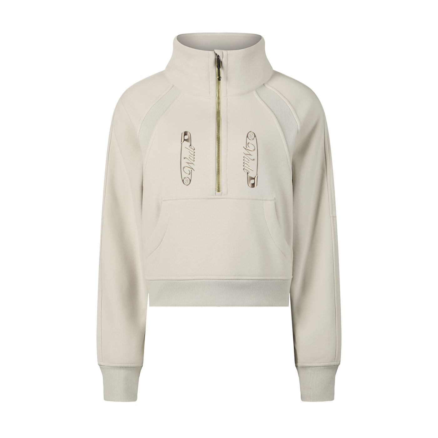 Wade Female Cropped Half-Zip Sweatshirt