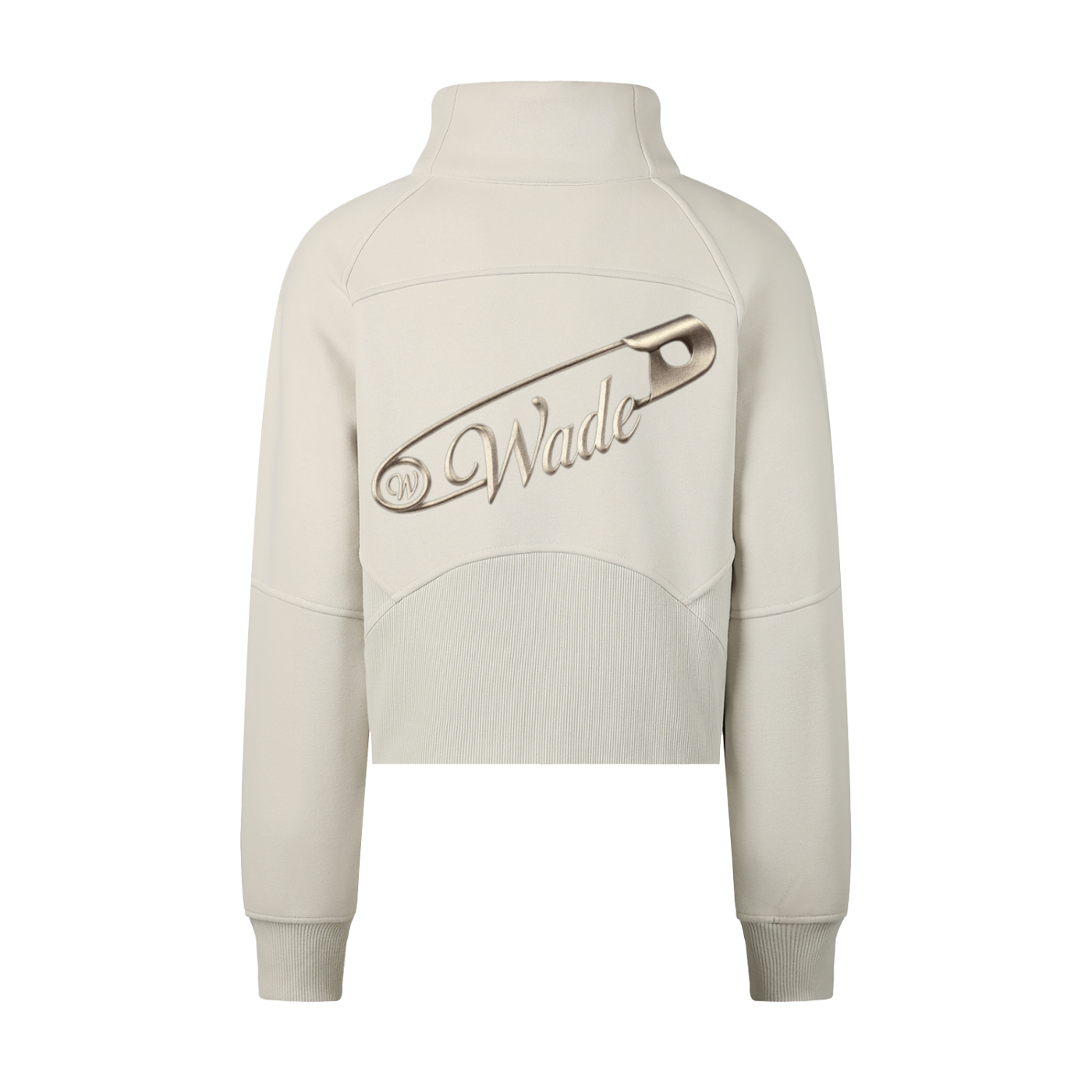 Wade Female Cropped Half-Zip Sweatshirt