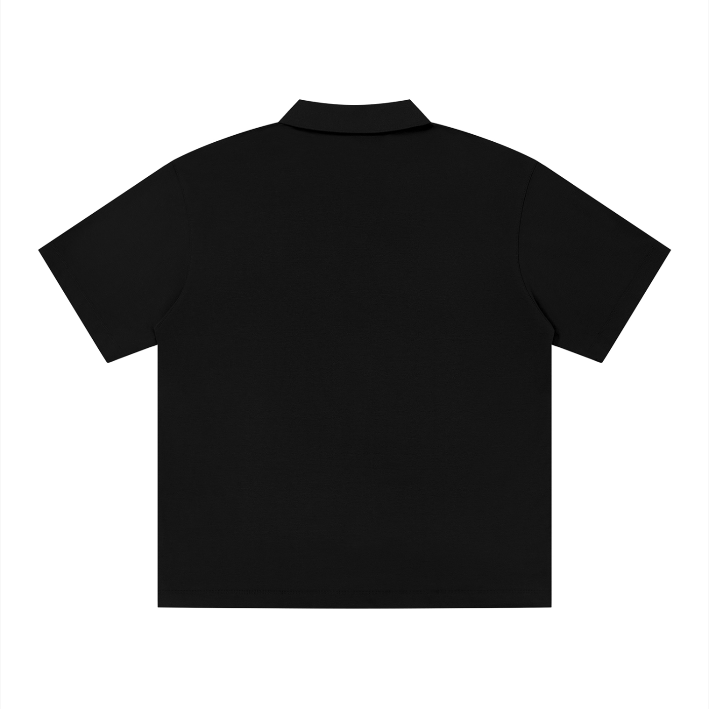 Drop Shoulder Polo Shirt