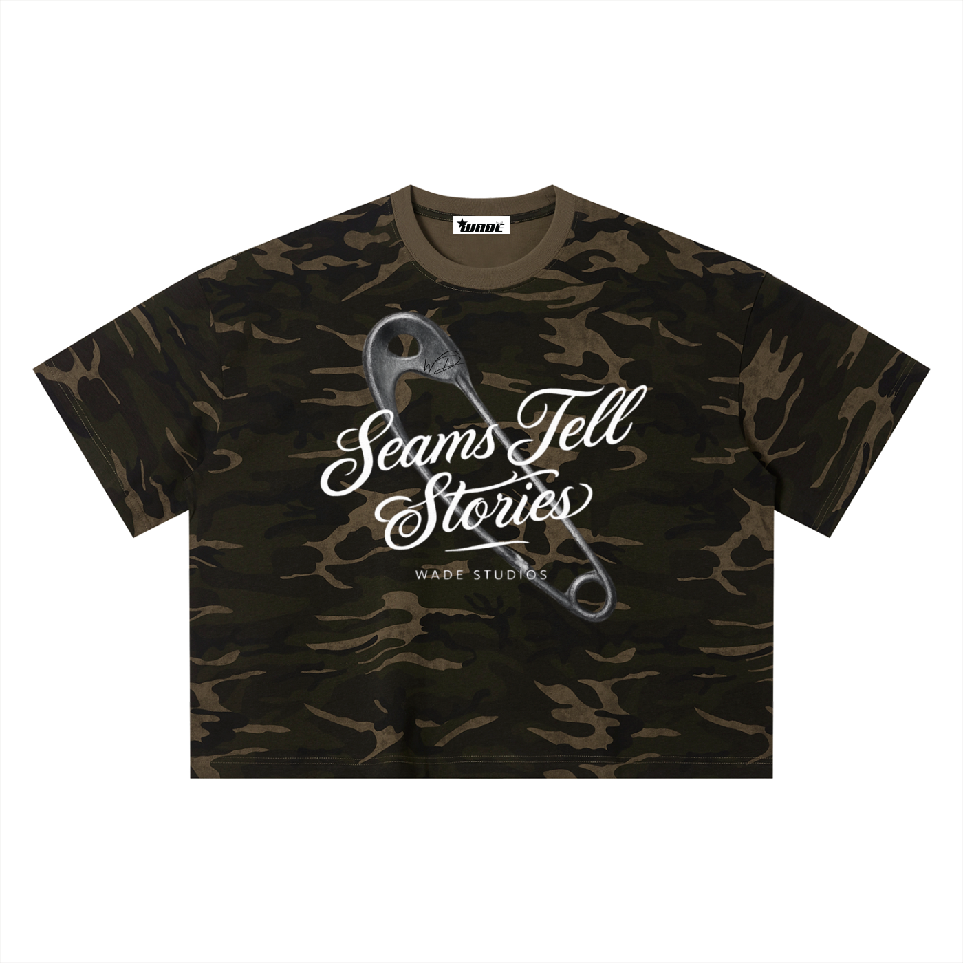 Wade Camo T-Shirt (Boxy Fit)