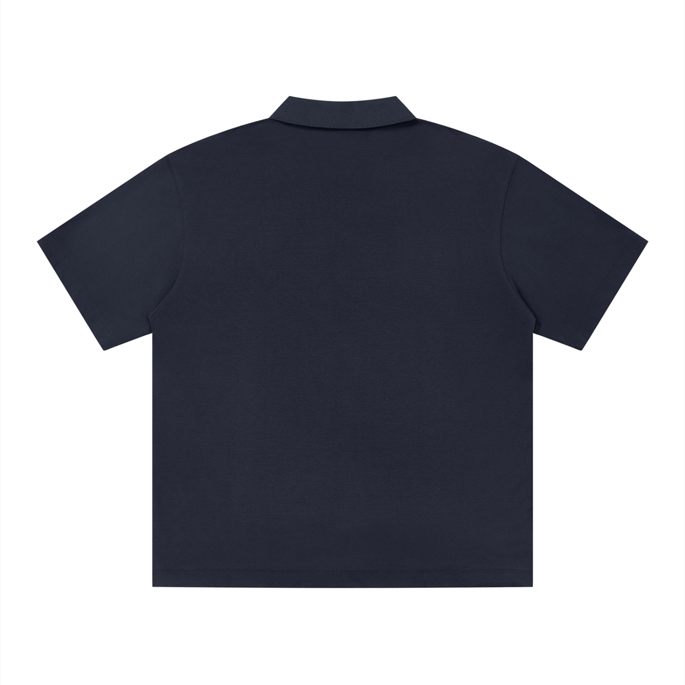 Drop Shoulder Polo Shirt