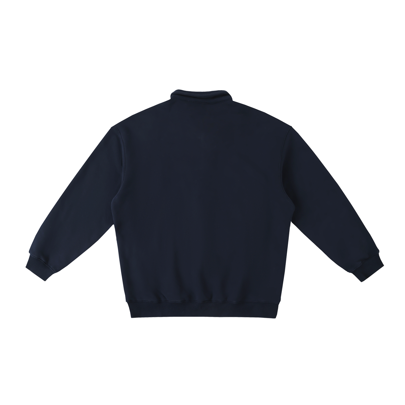 Wade Polo-Collar Sweatshirt (Black)