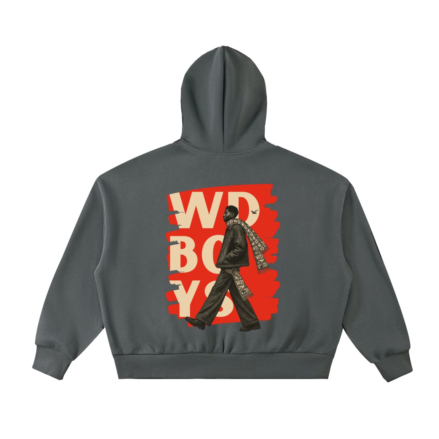 Wade Full-Zip Boxy Hoodie