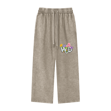 Wade Acid Wash Straight Leg Pants