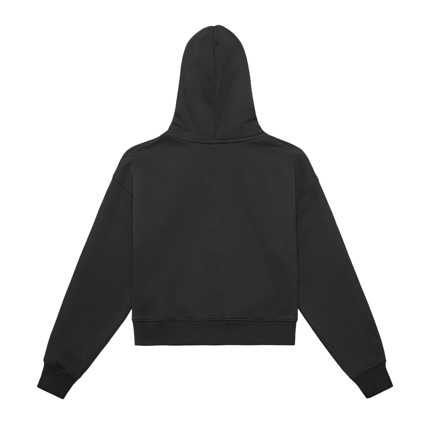 Wade Fleeced Zip-Up Cropped Hoodie
