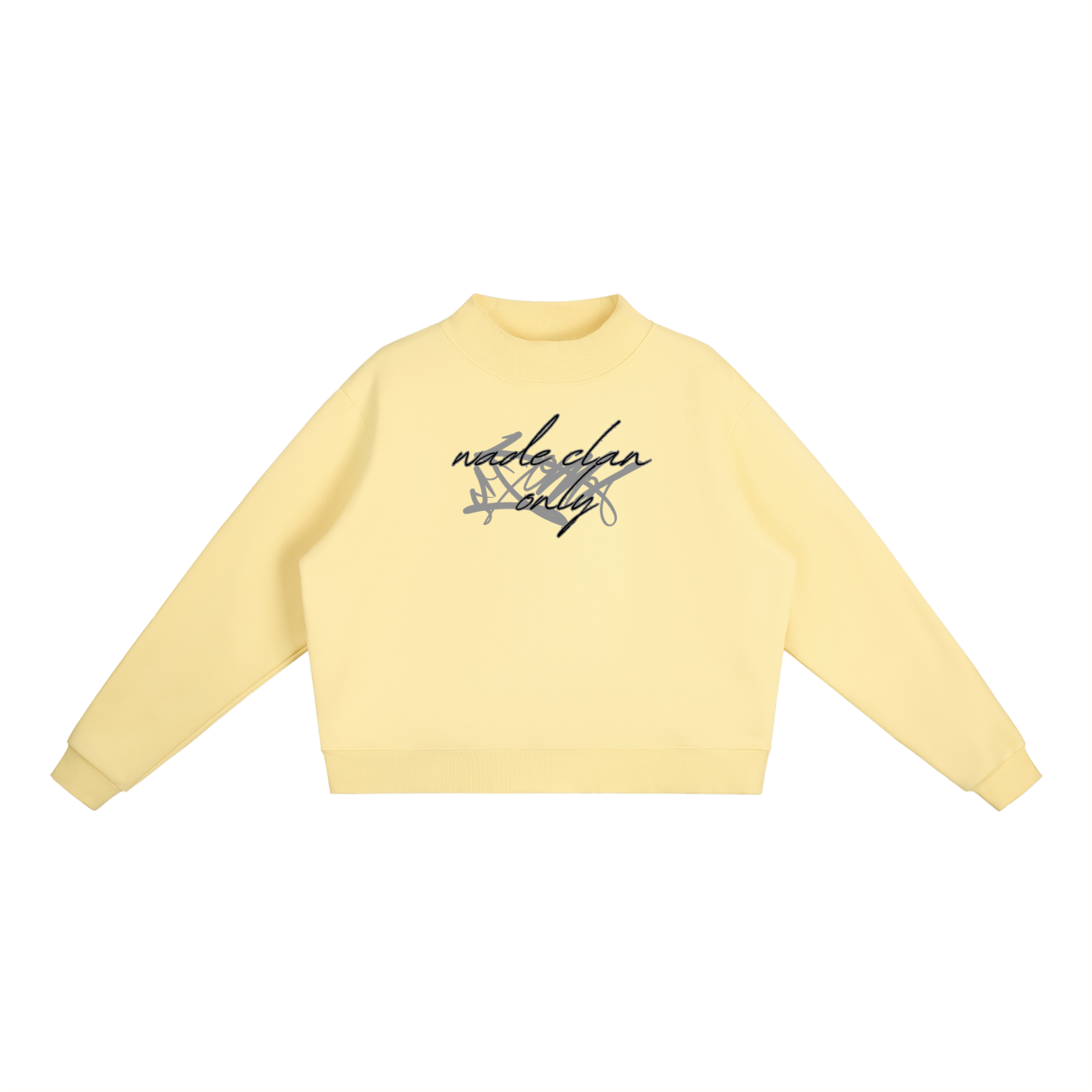 Wade Fleece Mock-Neck Sweatshirt