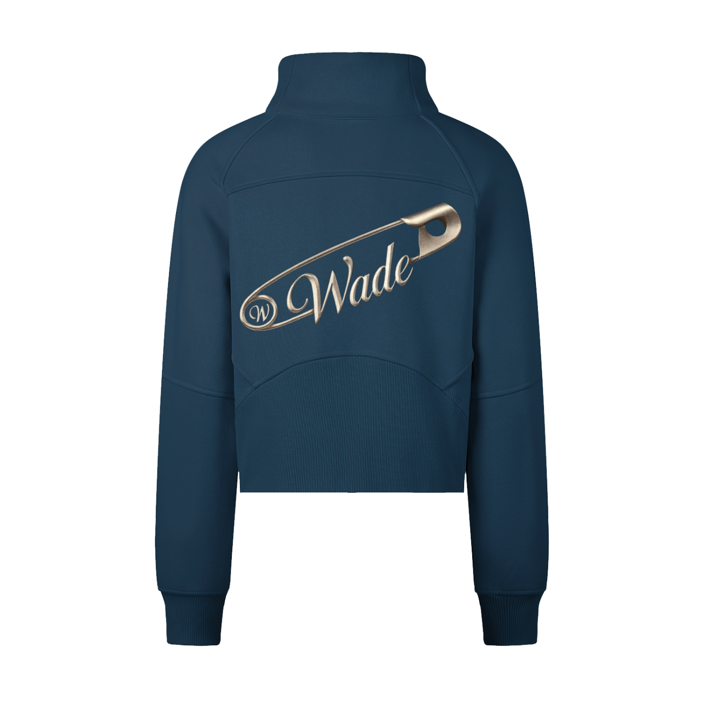 Wade Female Cropped Half-Zip Sweatshirt