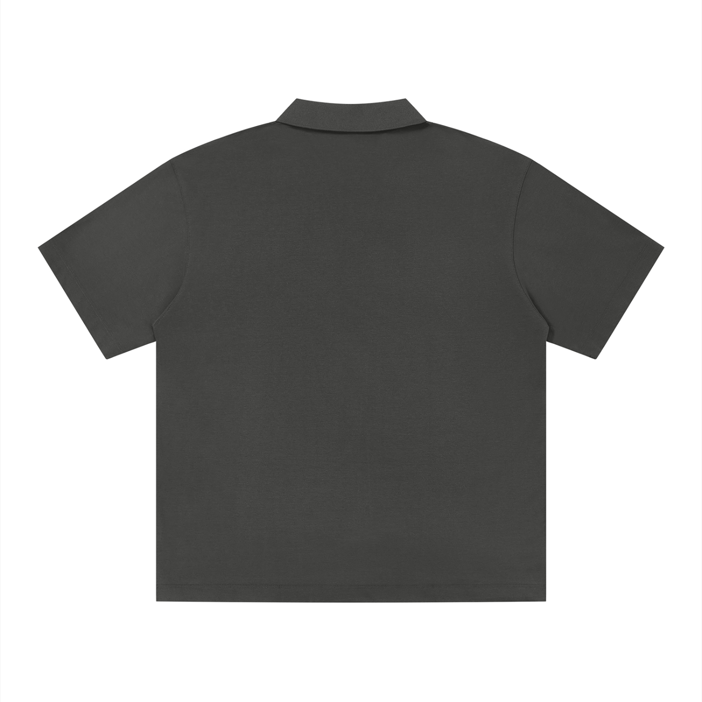 Drop Shoulder Polo Shirt