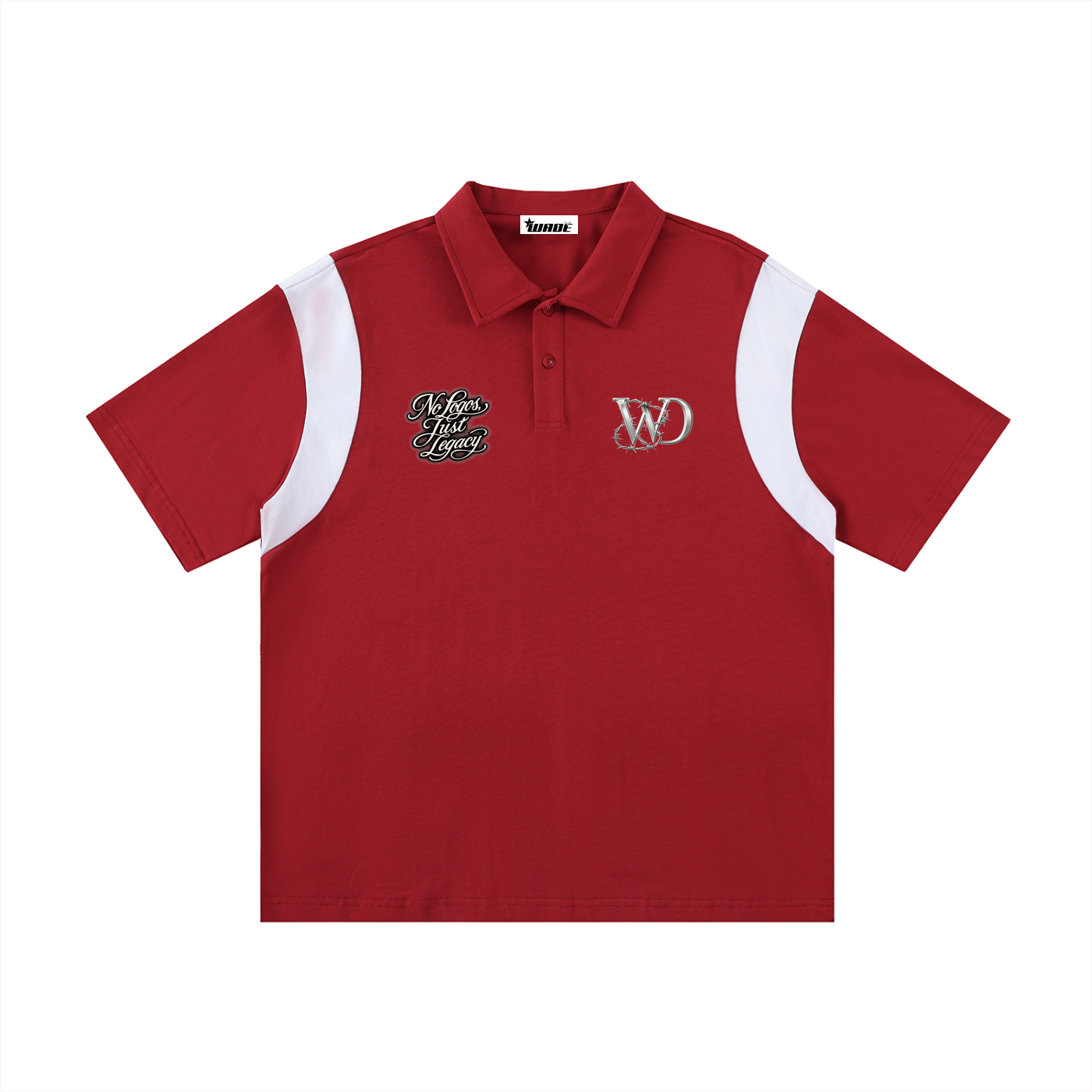 Contrast Panel Polo Shirt