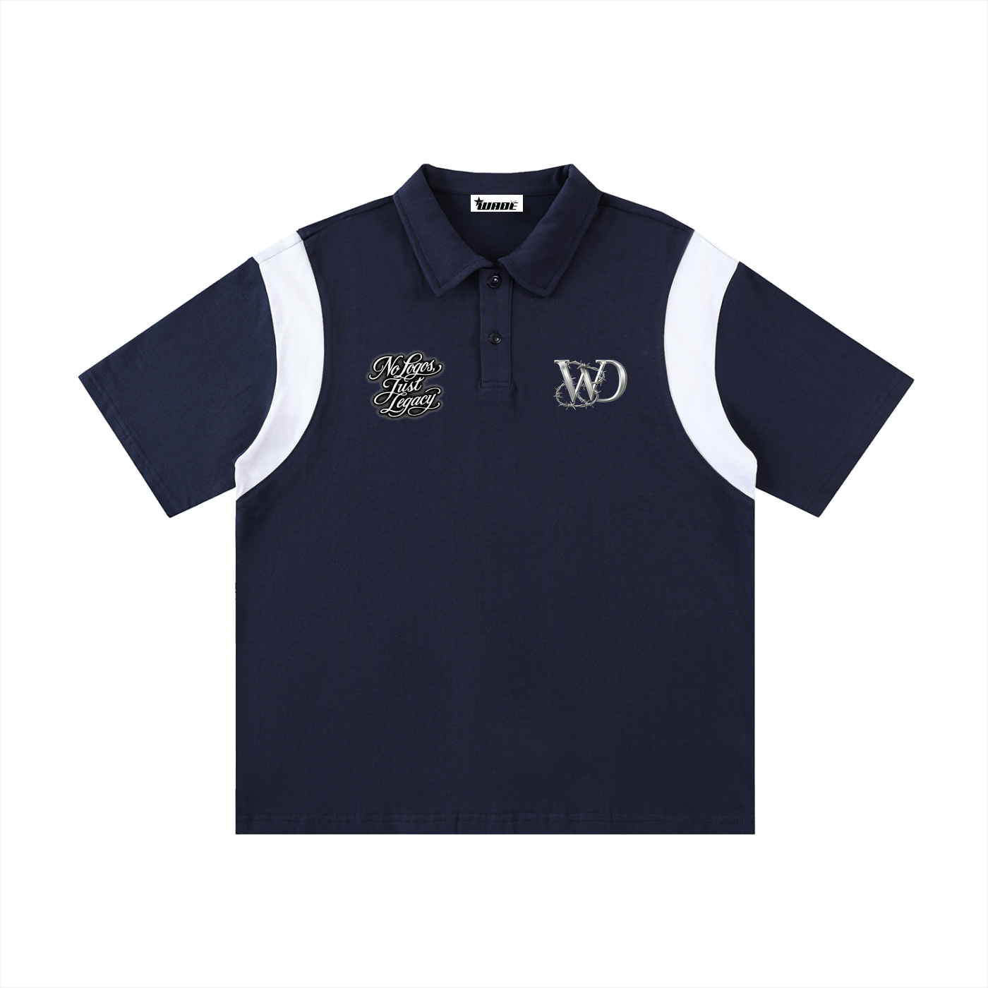 Contrast Panel Polo Shirt