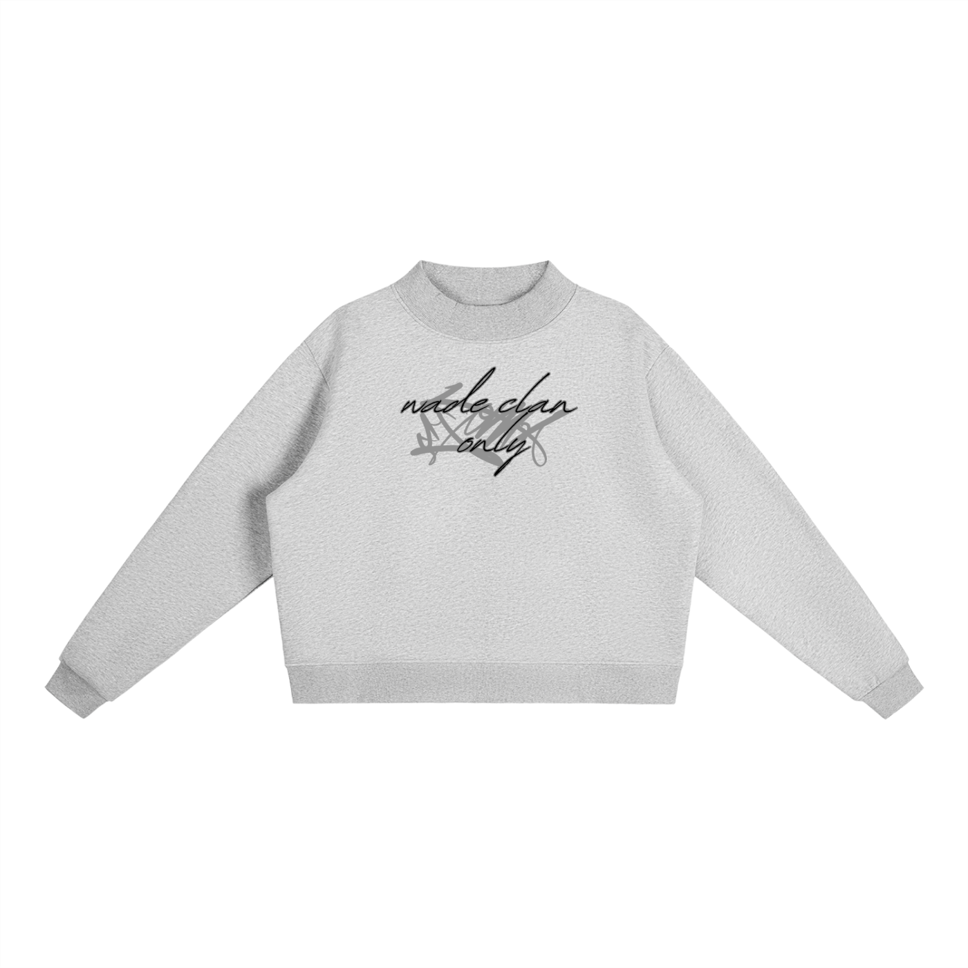Wade Fleece Mock-Neck Sweatshirt