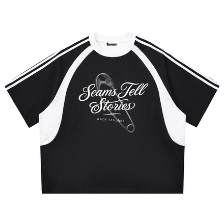 Wade Stripes Mesh T-shirt