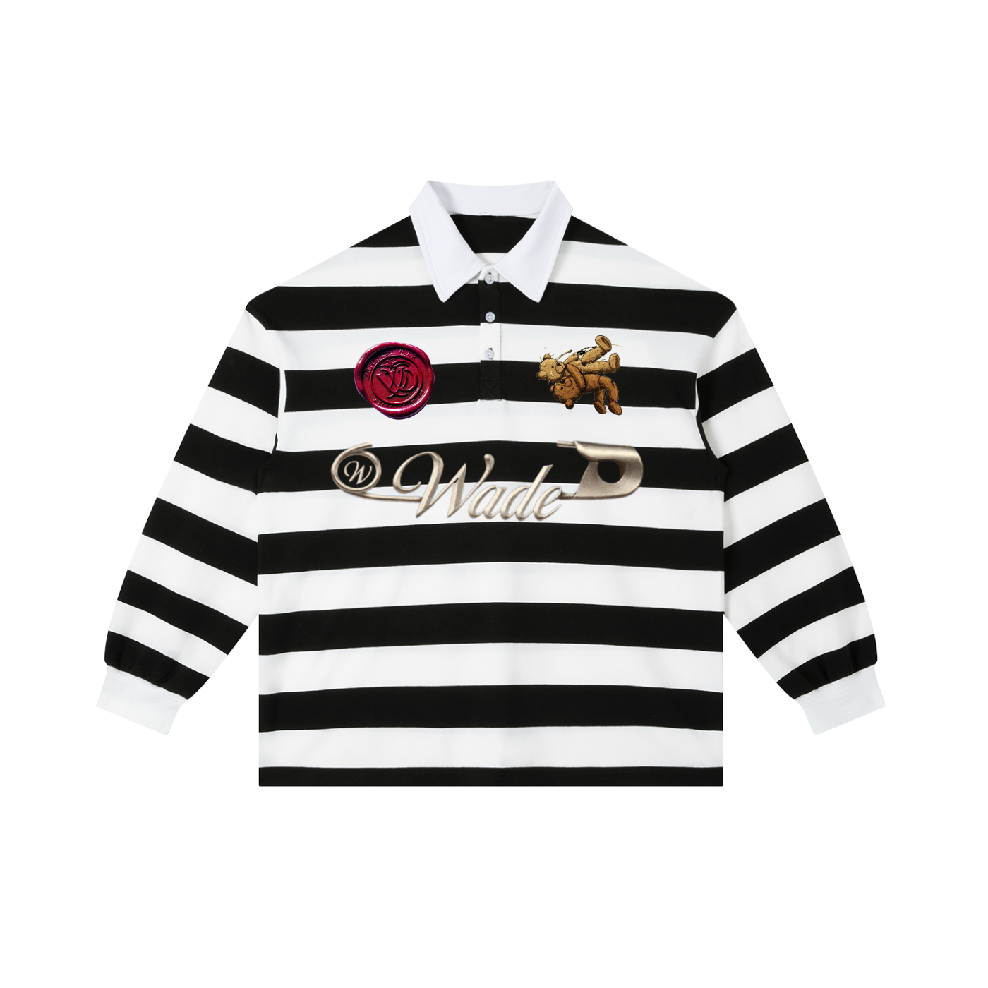 Wade Stripe Color Block Polo Shirt