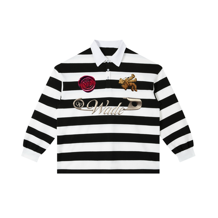 Wade Stripe Color Block Polo Shirt