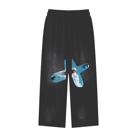 Handcrafted Monkey Wash Loose fit Sweatpants