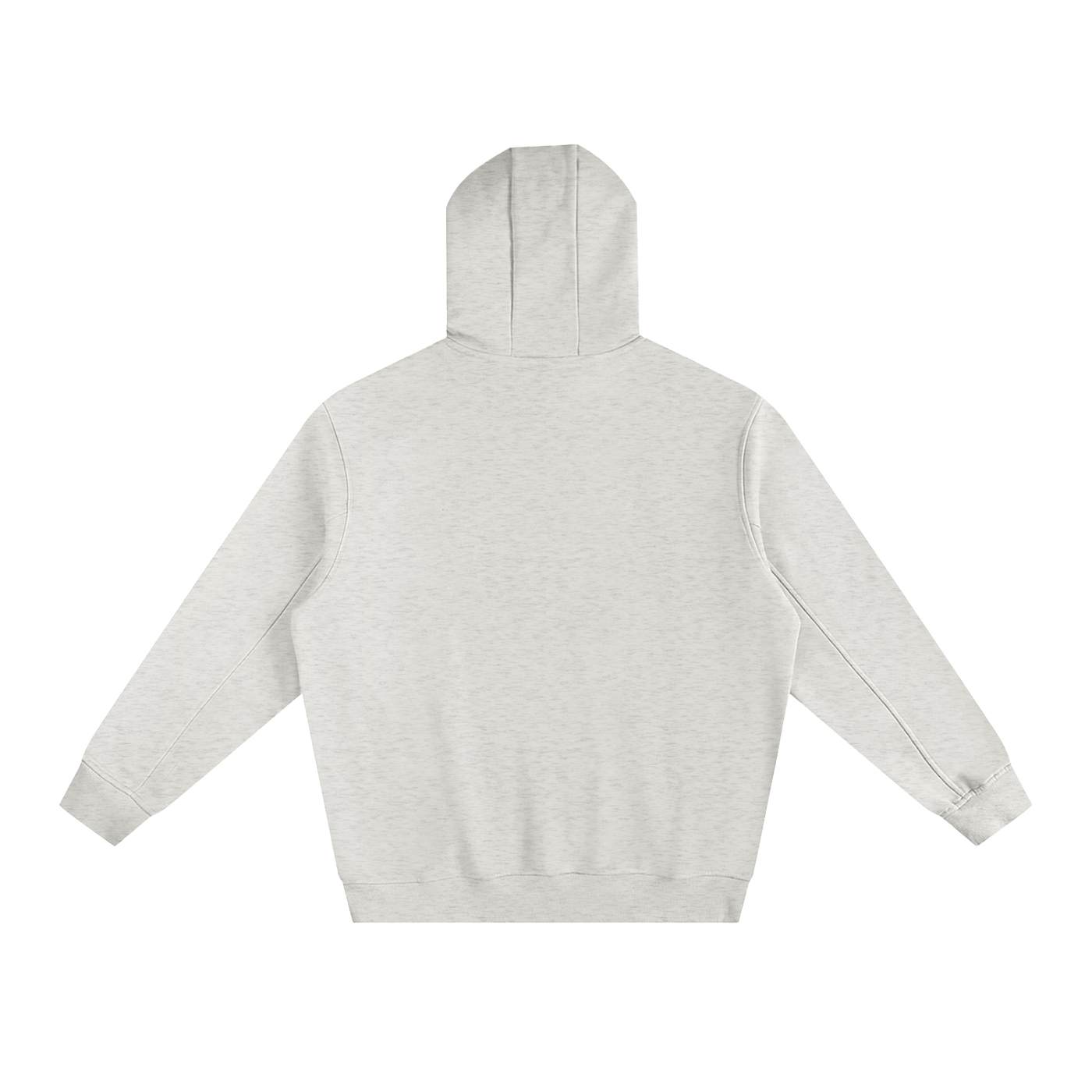 Wade Fleeced High Neck Hoodie (White)