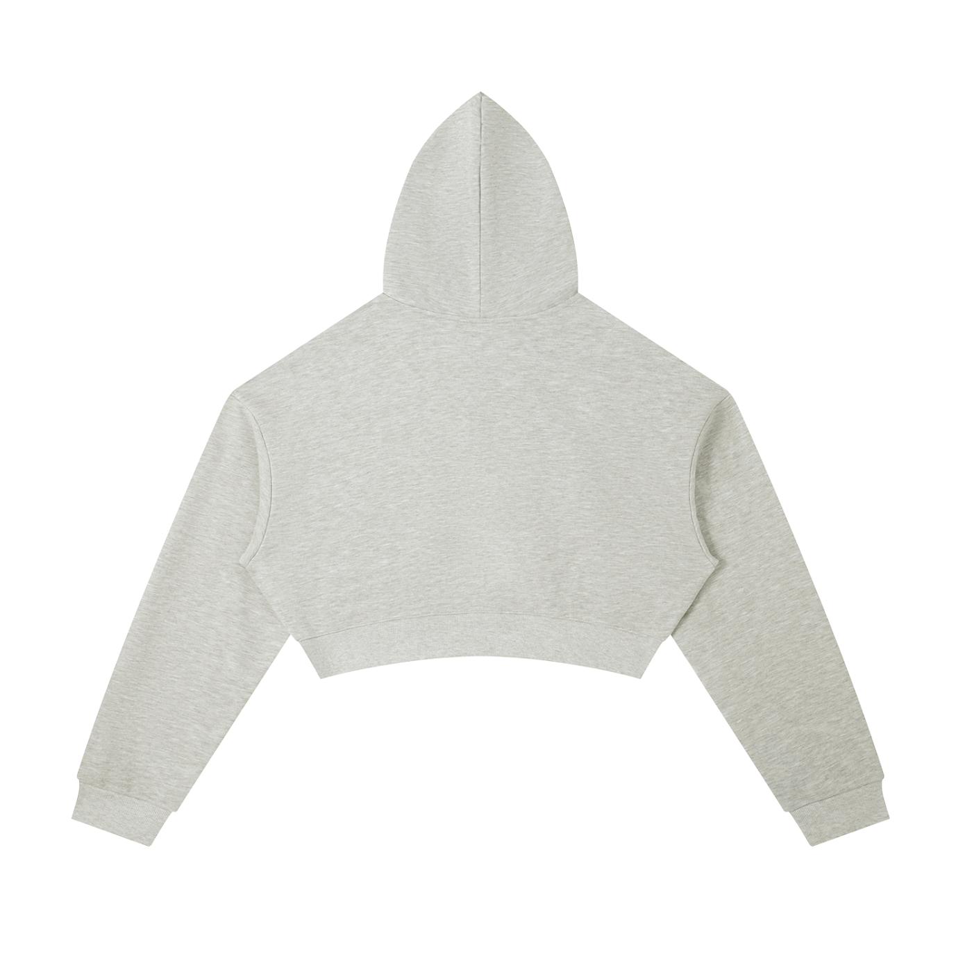 Wade Essential Cropped Zip-Up Hoodie