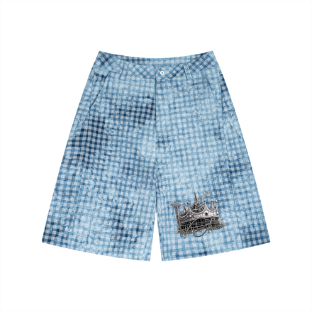 Wade Vintage Wash Plaid Shorts