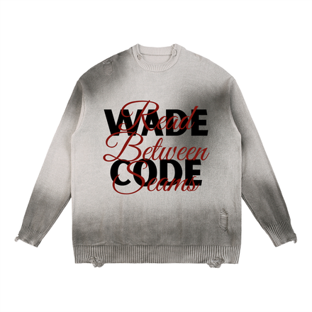 Wade Distressed Ripped sweater