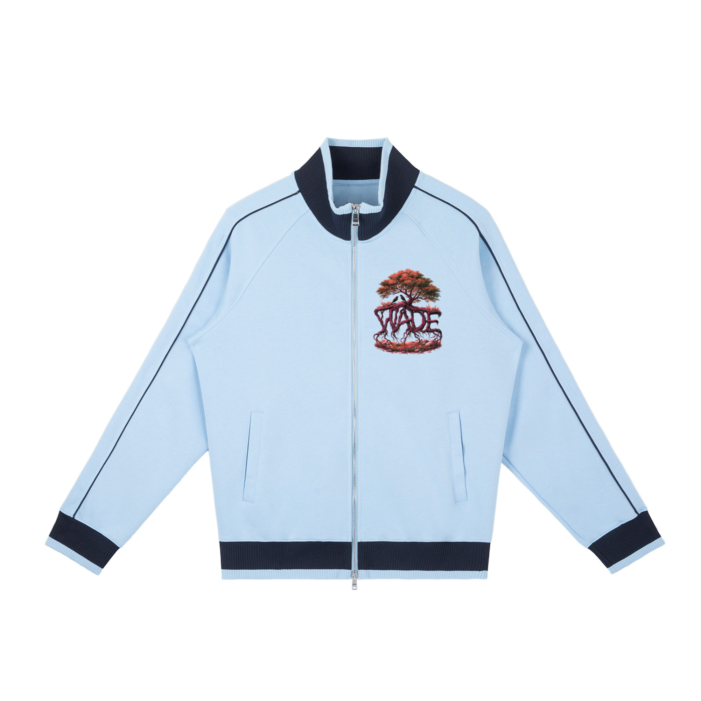 Wade Color Block Zip Track Jacket