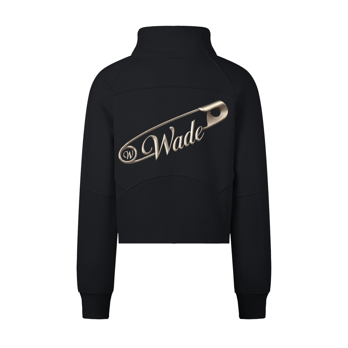 Wade Female Cropped Half-Zip Sweatshirt