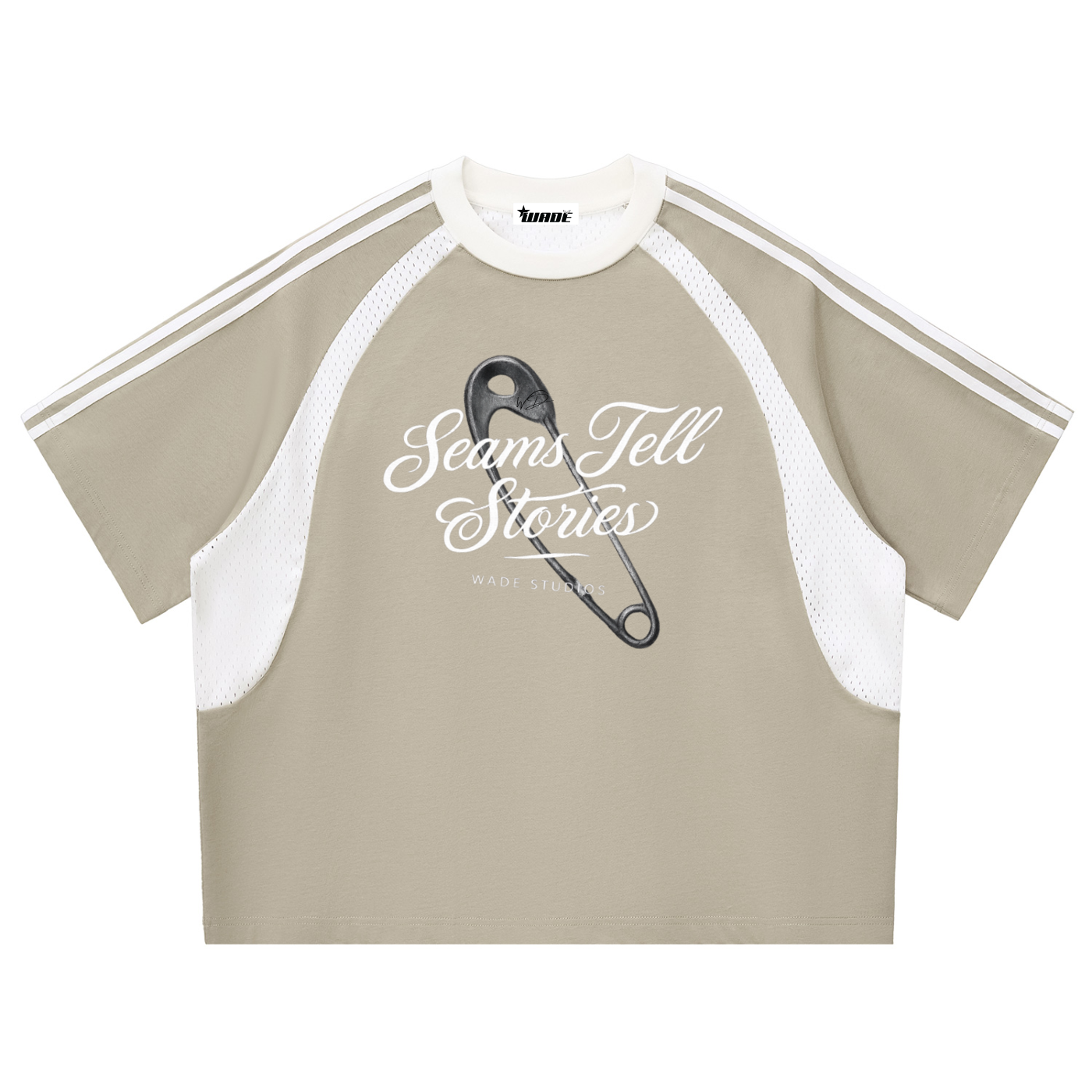 Wade Stripes Mesh T-shirt