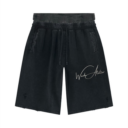 Wade Distressed Wide Leg Shorts
