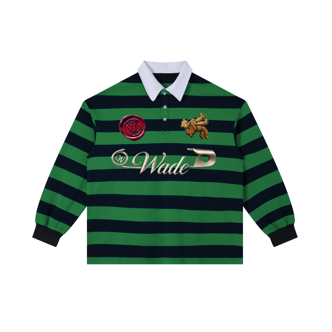 Wade Stripe Color Block Polo Shirt