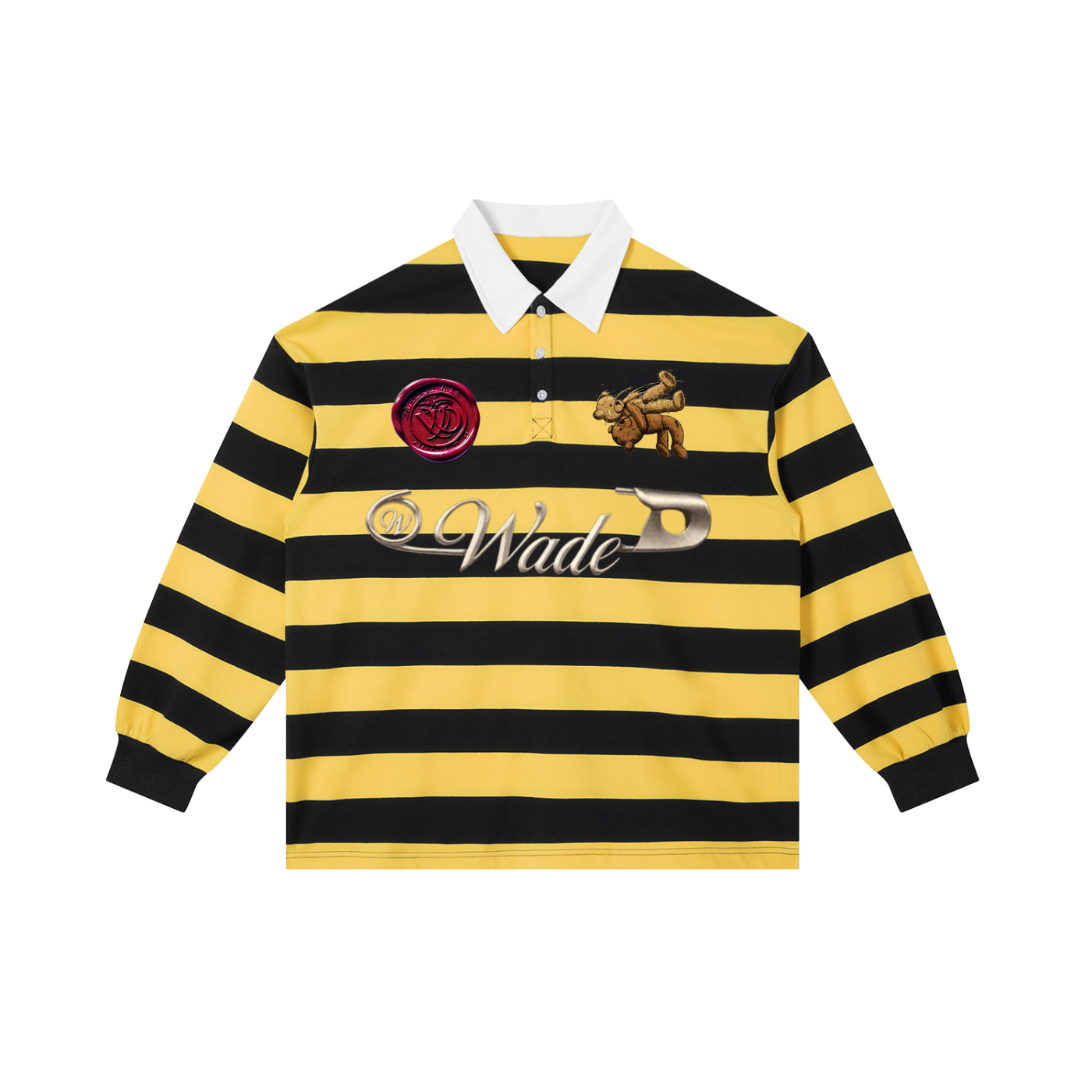Wade Stripe Color Block Polo Shirt