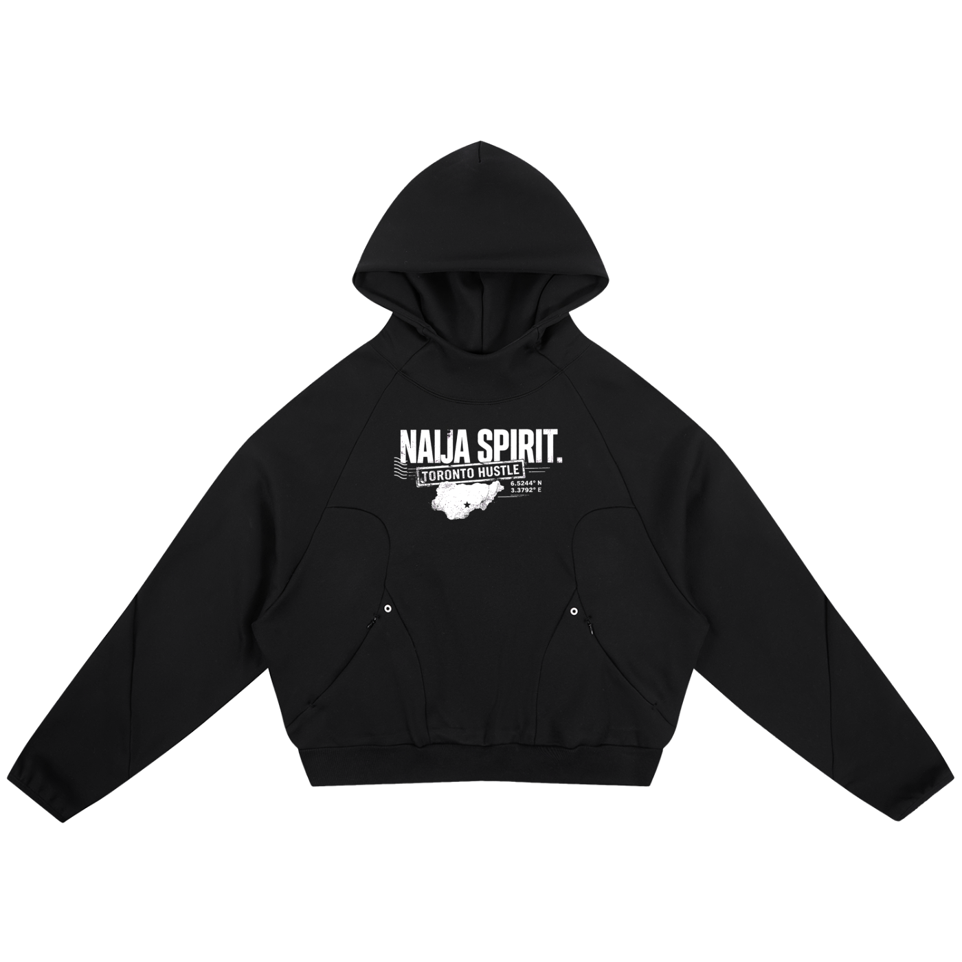 (premium) Curved Stitch Hoodie 350 g/m²)