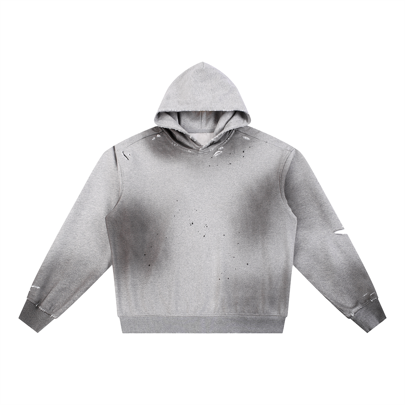 Wade Sun-Fade Frayed Hoodie